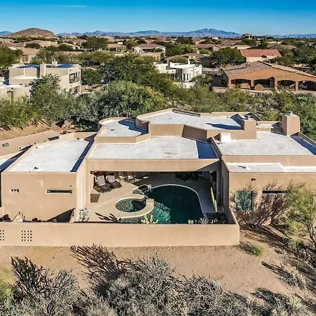 Serenity Peaks- Gorgeous Pet Friendly Villa In Scottsdale With Pool, Spa, And Bikes